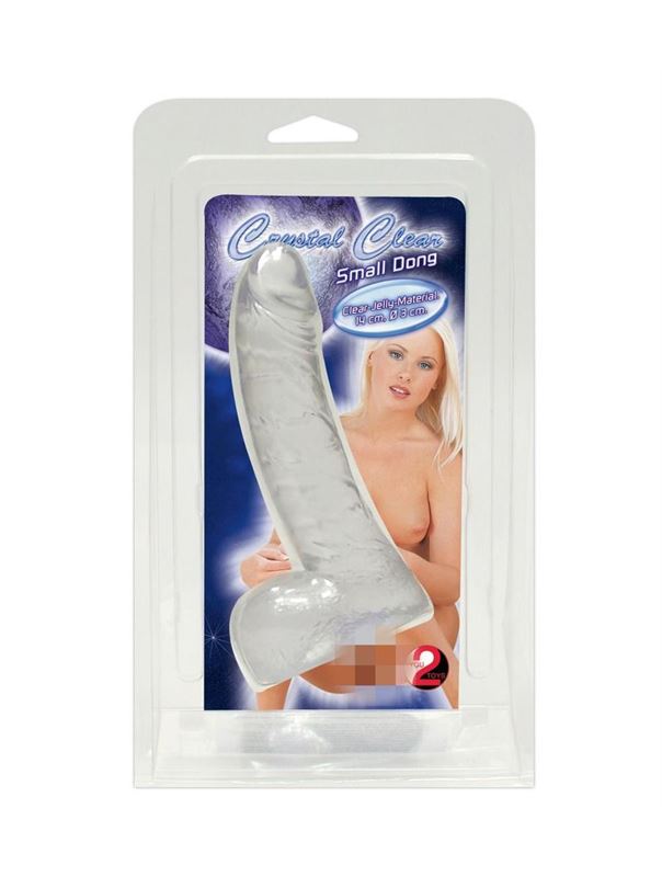 Прозрачный фаллоимитатор Crystal Clear Small Dong (14 см)