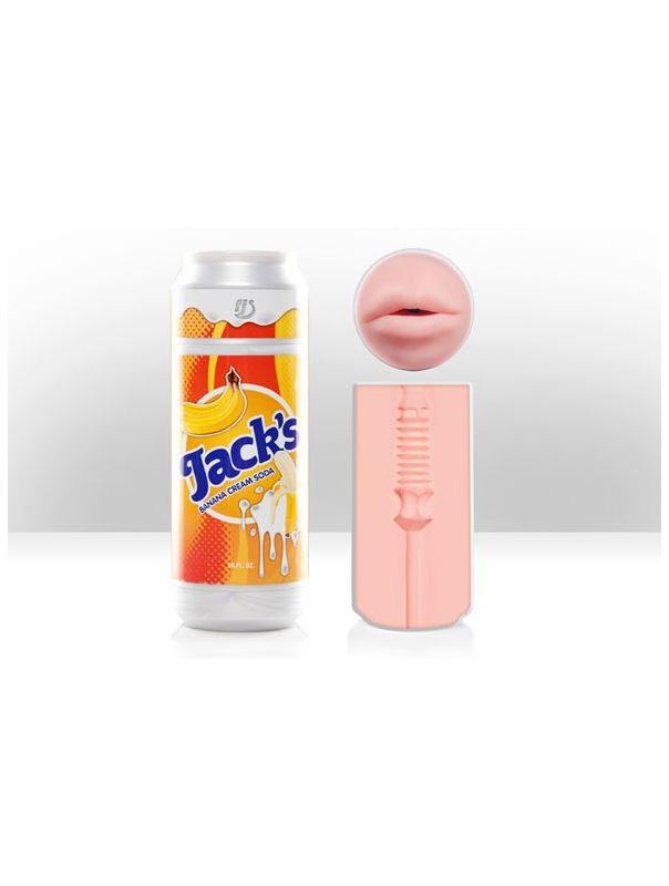 Мастурбатор-ротик Fleshlight - Banana Cream Soda в тубе-банке