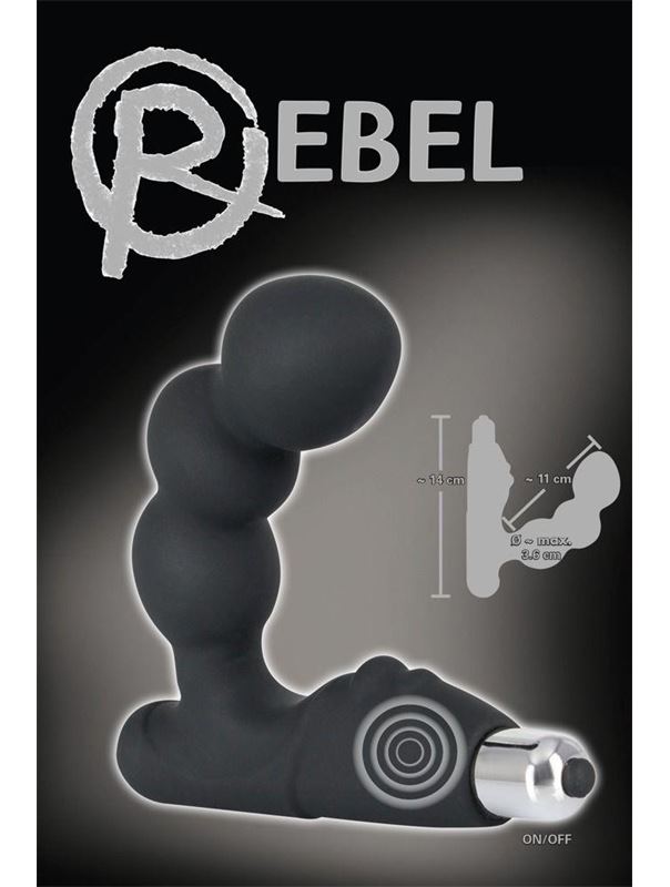 Стимулятор простаты с вибрацией Rebel Bead-shaped Prostate Stimulator