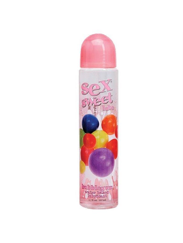 Вкусовой лубрикант Sex Sweet Lube Bubble Gum с ароматом жевачки - 197 мл.