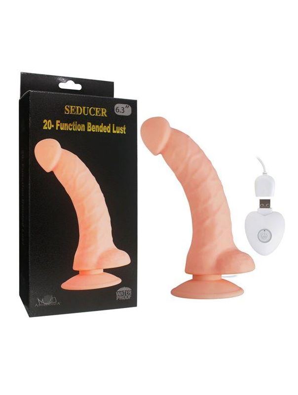 Телесный вибратор SEDUCER 20 Function Bended Lust (17,5 см)