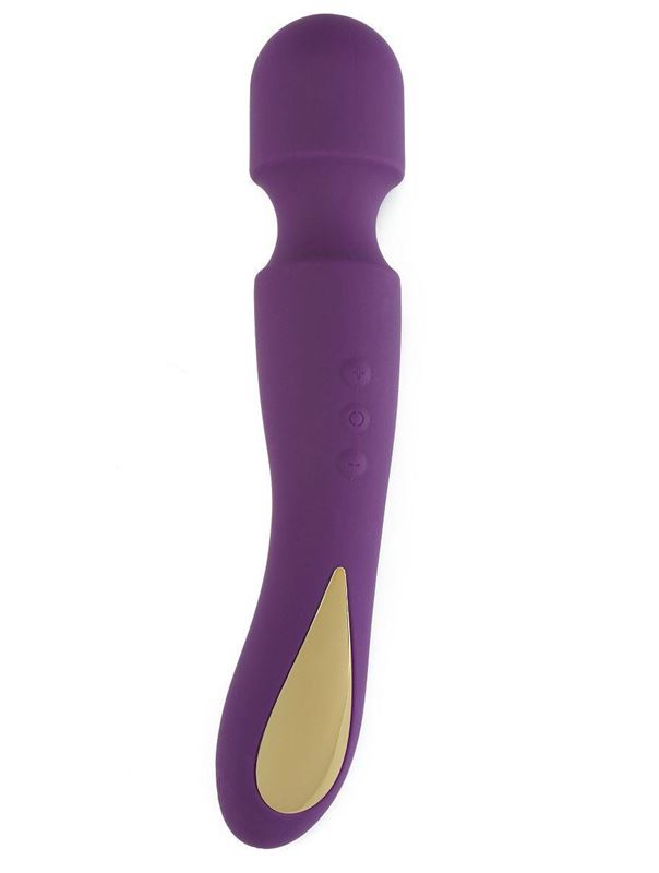 Фиолетовый wand-вибромассажёр Zenith Massager - 23 см.