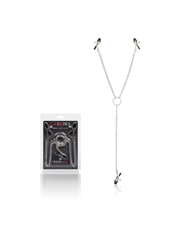 Зажимы на соски с цепочкой Triple Intimate Clamps