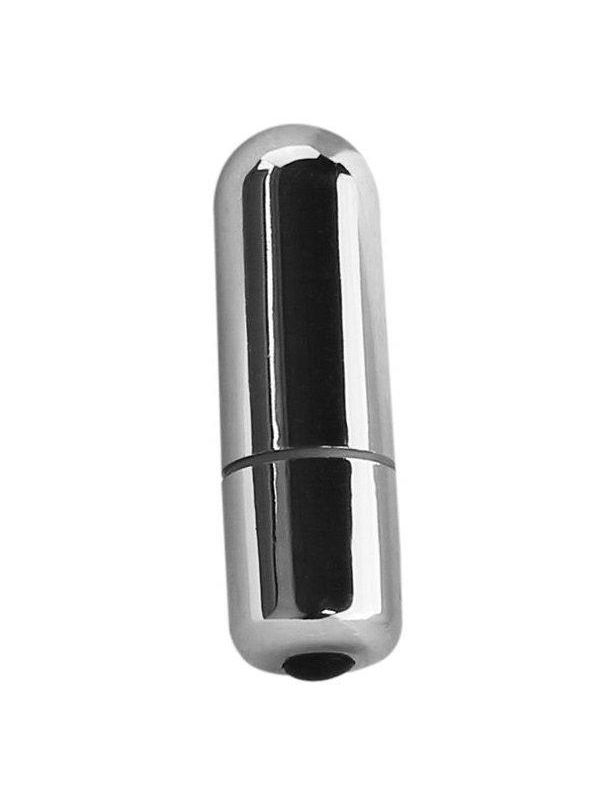 Серебристая вибропуля 7 Models Bullet (5,7 см)