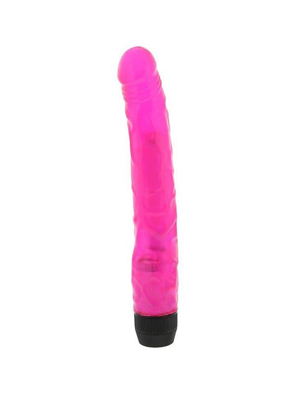 Розовый мультискоростной вибратор PINK POPSICLE 8.5" VIBRATOR (21,6 см)