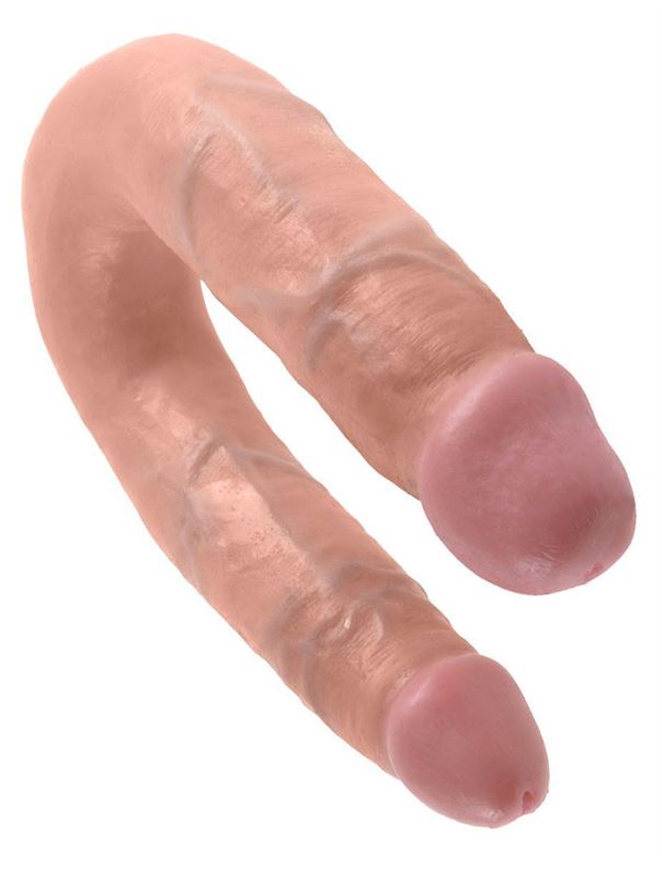 Двусторонний фаллоимитатор U-Shaped Medium Double Trouble (34,6 см)