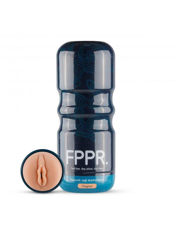 Кофейный мастурбатор-вагина FPPR. Vagina