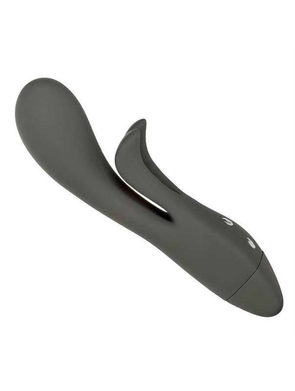 Серый вибратор Embrace sweetheart wands - 20 см.