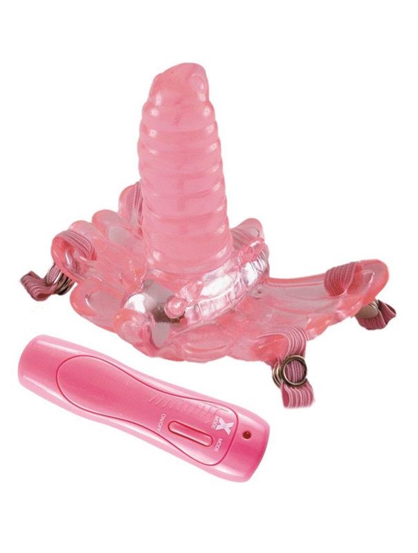 Розовая клиторальная бабочка G-SPOT ORGAZM 