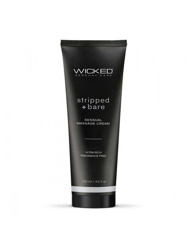 Массажный легкий крем WICKED Stripped plus Bare (120 мл)