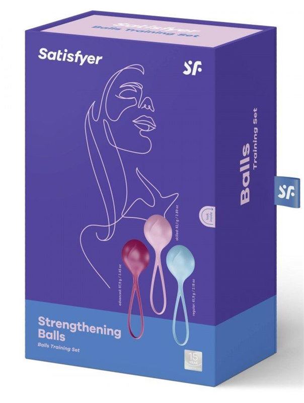 Набор из трёх вагинальных шариков Satisfyer Strengthening Balls