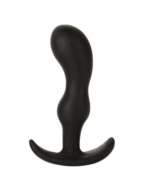 Черная анальная пробка Mood Naughty 2 4.5" Silicone для ношения (11,4 см)