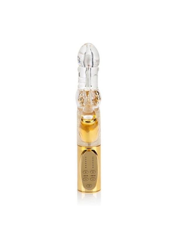 Золотой вибромассажер Platinum Jack Rabbit