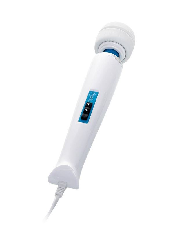 Белый вибромассажёр Magic Wand Europe (31,5 см)