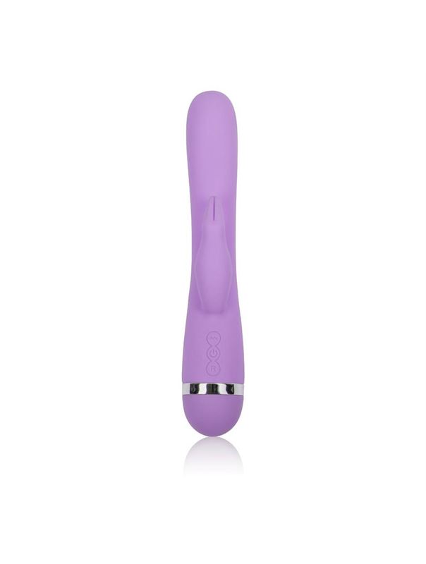 Перезаряжаемый сиреневый вибромассажер Rechargeable Triple Motor Jack Rabbit - 18 см. 