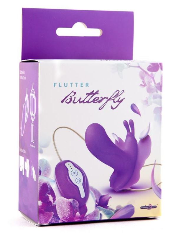 Поясная вибробабочка Butterfly с 7 режимами вибрации и пультом