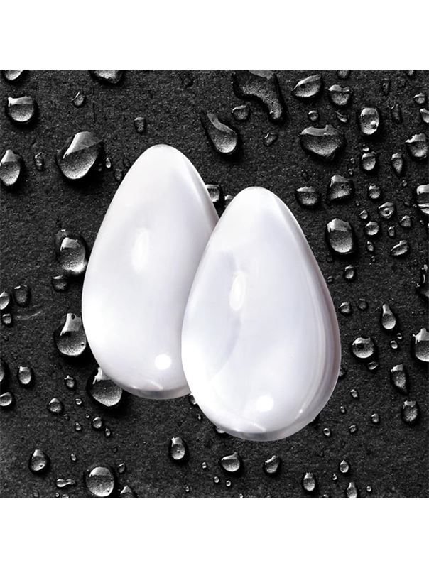 Большие прозрачные стеклянные вагинальные шарики CRYSTAL KEGEL EGGS