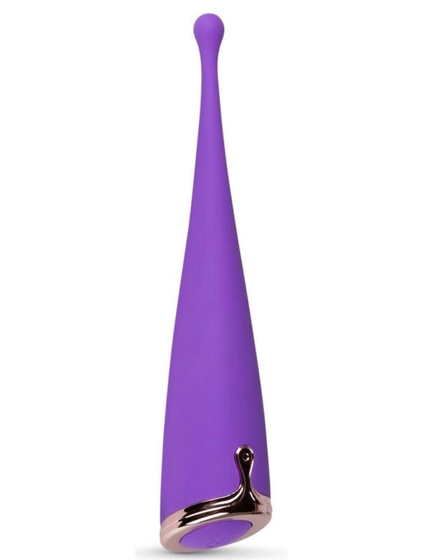 Фиолетовый клиторальный вибратор The Countess Pinpoint Vibrator (19 см)