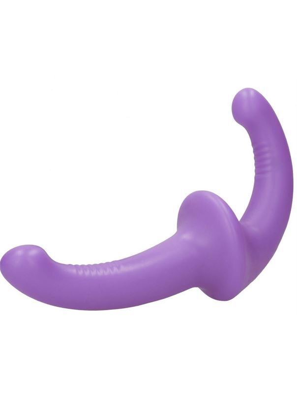 Фиолетовый безремневой страпон Silicone Strapless Strapon