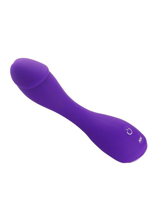 Фиолетовый вибратор Devil Dick (16 см)