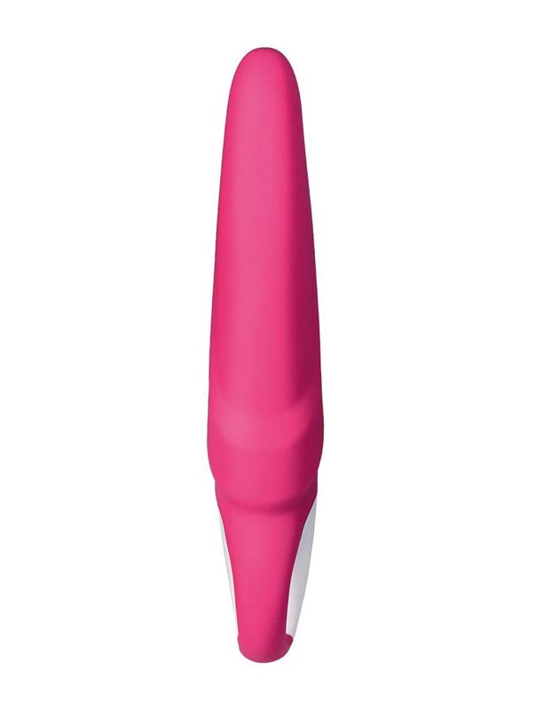 Ярко-розовый вибратор Satisfyer - Mr. Rabbit с клиторальным отростком (22,1 см)