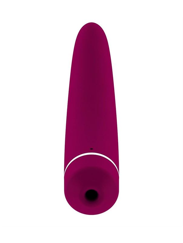 Фиолетовый вакуумный клиторальный вибромассажер Personal vibrator HIKY 