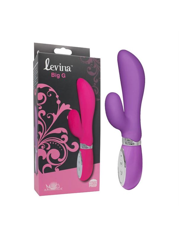 Фиолетовый вибратор Levina-Big G 