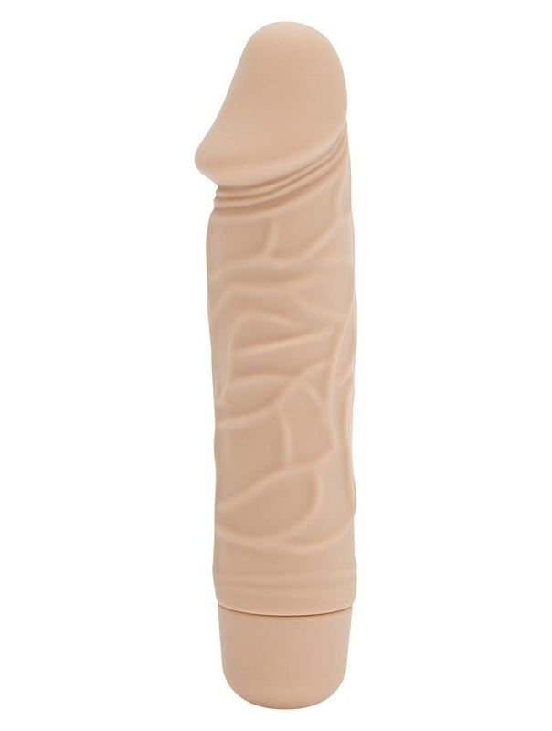 Телесный вибратор Mini Classic Original Vibe - 15,5 см.
