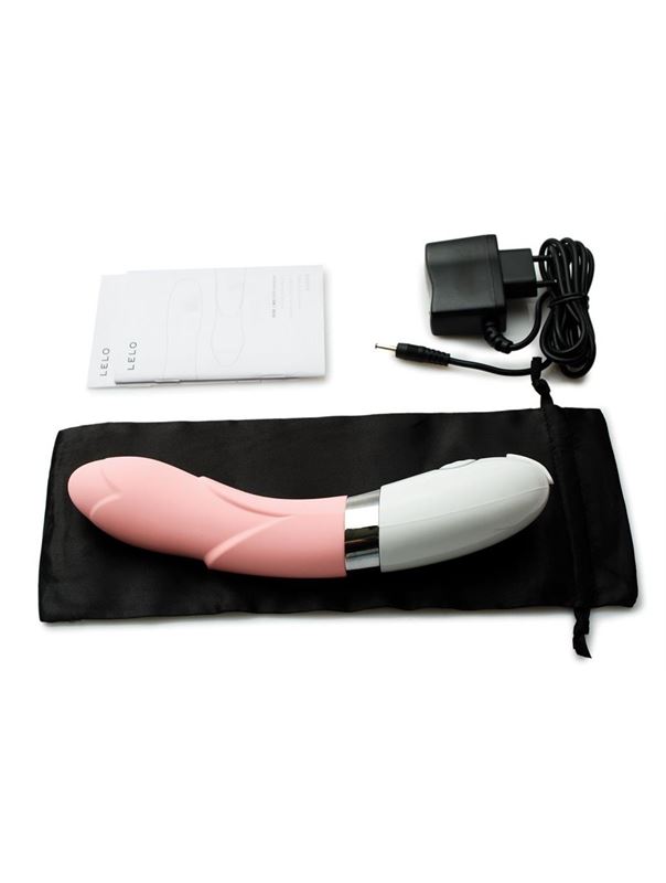 Розовый вибратор украшенный лепестками Iris Pink