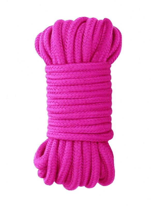 Розовая веревка для бондажа Japanese Rope (10 м)