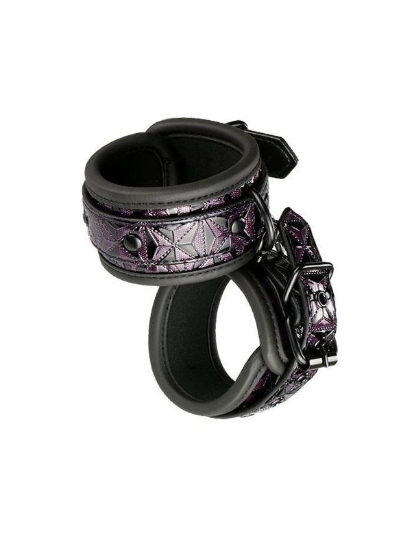 Фиолетово-чёрные наручники BLAZE