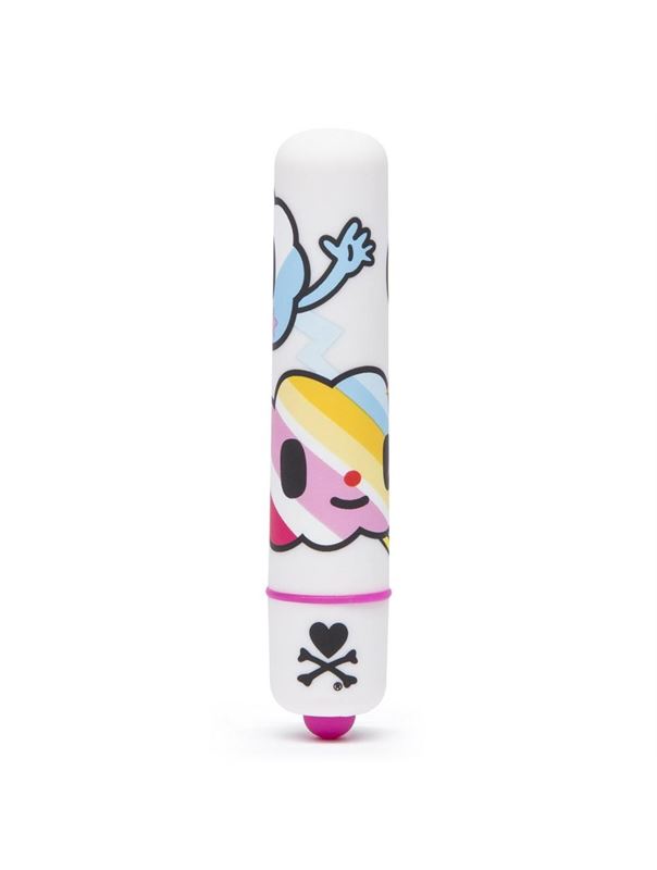 Вибропуля с тучками MINI BULLET VIBRATOR WHITE CLOUDS