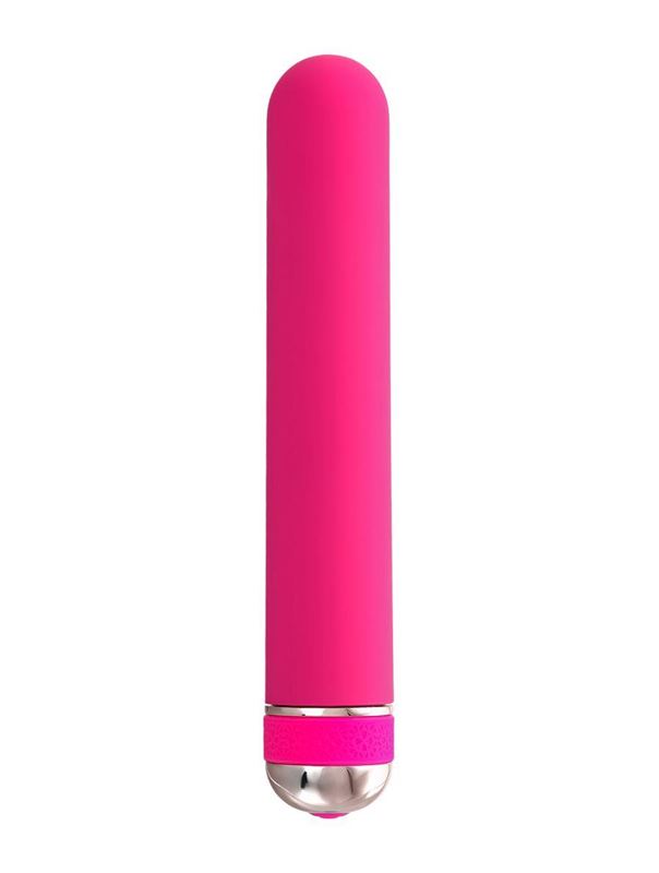 Розовый нереалистичный вибратор Mastick (18 см)