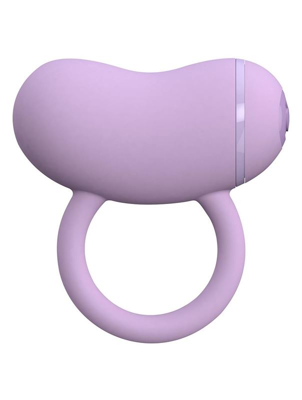 Сиреневое виброкольцо на пенис ENZO COUPLES RING 
