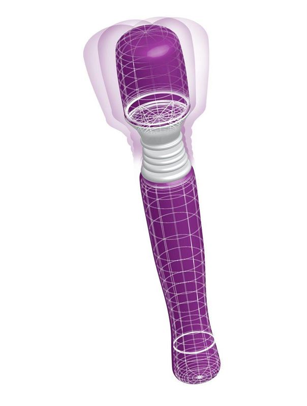 Фиолетовый вибромассажер Pipedream - Wanachi MiniMassager