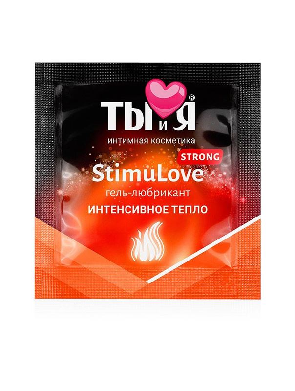 Разогревающий гель-лубрикант Stimulove Strong в одноразовой упаковке (4 гр)