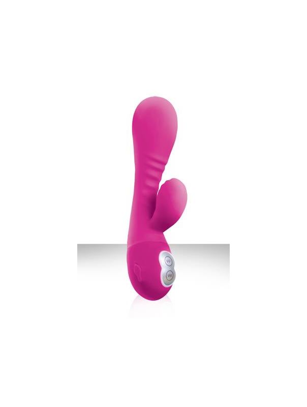Розовый вибромассажер Alise 2 Pink - 11,6 см.