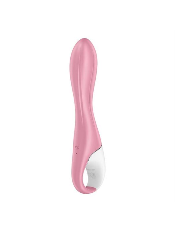 Розовый вибромассажер с функцией расширения Air Pump Vibrator 2 (20,9 см)