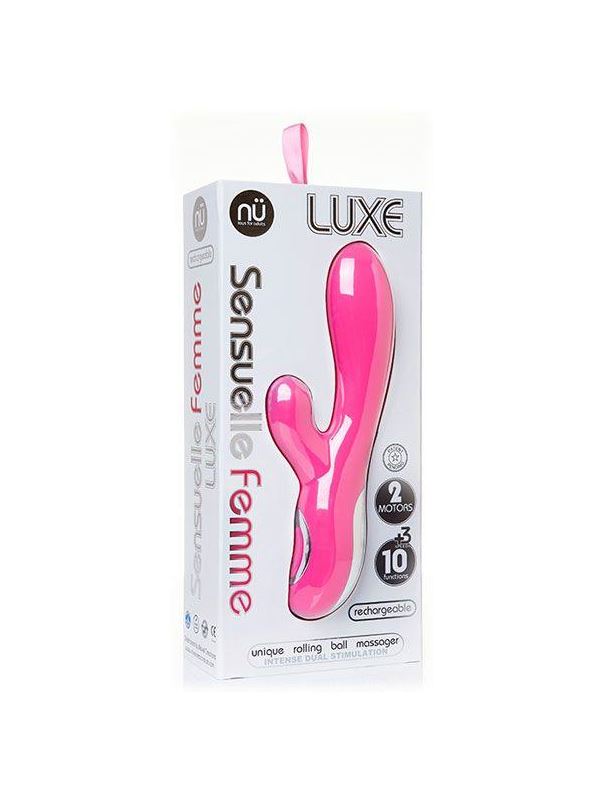 Розовый вибратор FEMME LUXE (23,5 см)