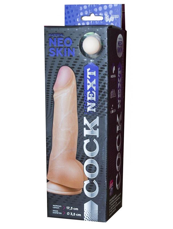 Фаллоимитатор с мошонкой COCK NEXT 6" (20,5 см)