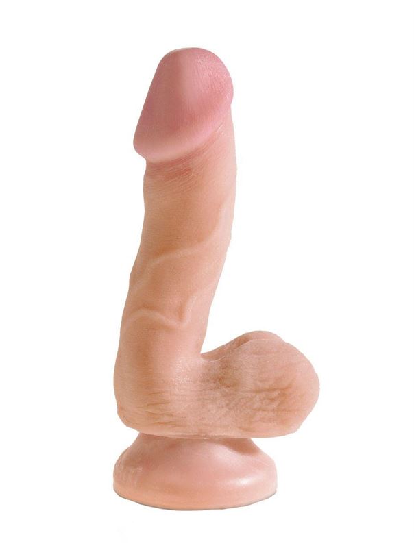 Реалистичный фаллоимитатор Dual Density 6.5 Cock with Balls