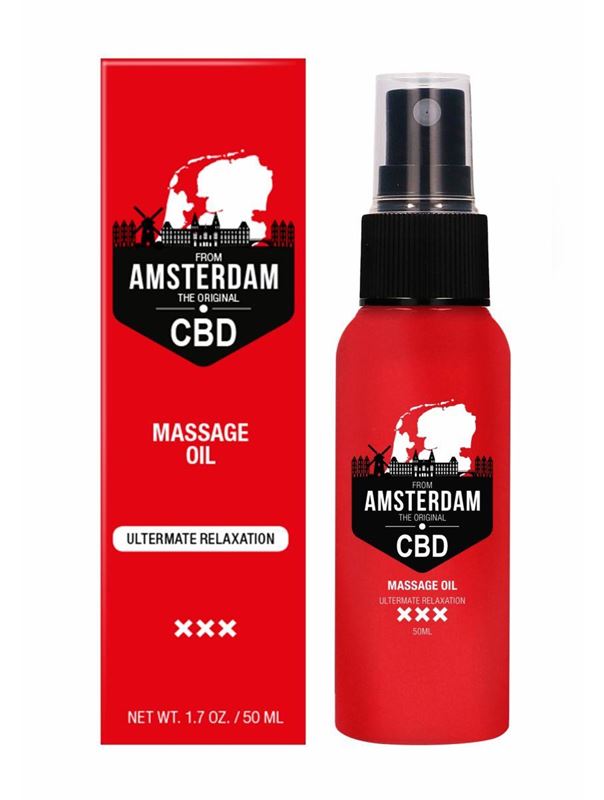 Стимулирующее массажное масло CBD from Amsterdam Massage Oil (50 мл)