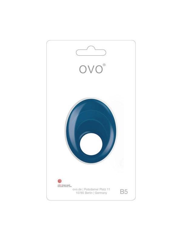 Эрекционное кольцо синее OVO B5