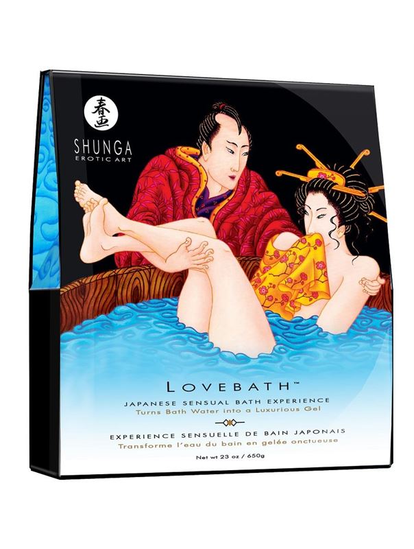 Соль для ванны Lovebath Ocean temptation, превращающая воду в гель (650 гр)