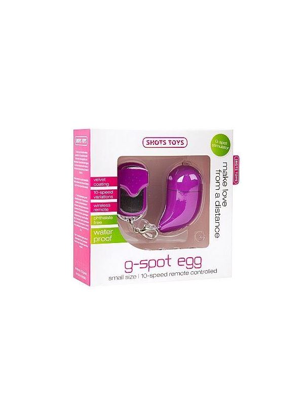 Фиолетовое виброяйцо G-spot Egg Small