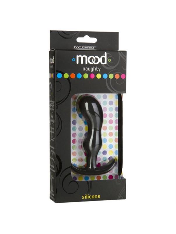 Анальная пробка Mood Naughty 2 3.5" Silicone для ношения (8,9 см)