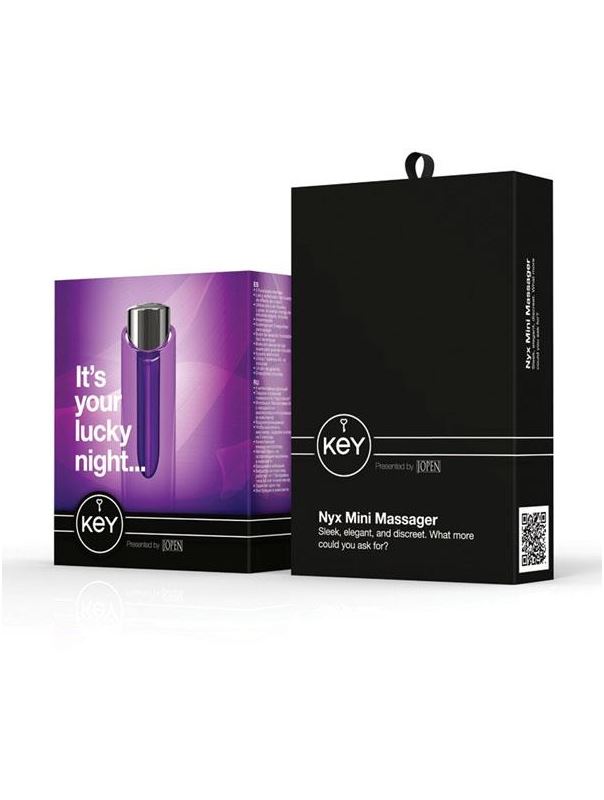Сиреневый минивибратор Nyx Mini (12,75 см)