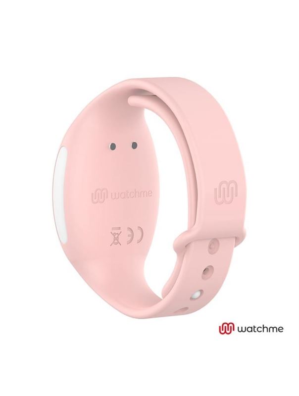 Голубое виброяйцо с нежно-розовым пультом-часами Wearwatch Egg Wireless Watchme