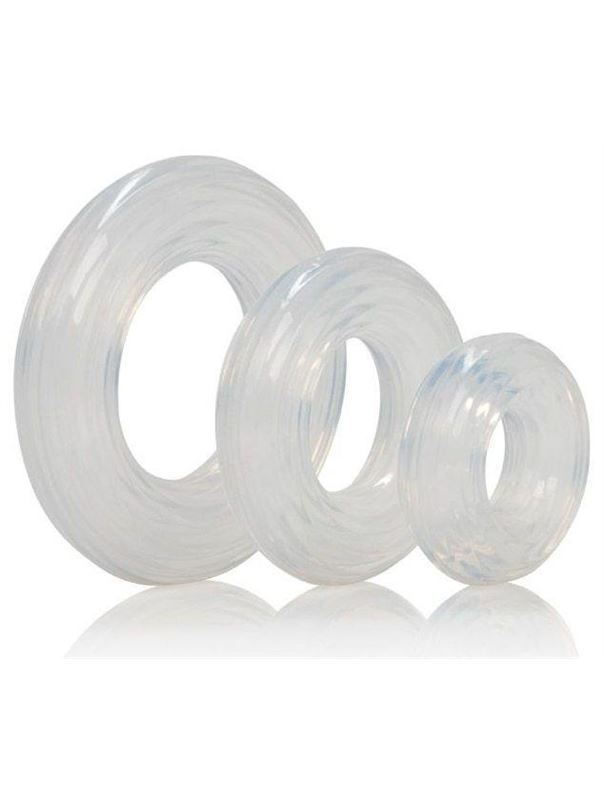 Набор из 3 колец на пенис Premium Silicone Ring Set