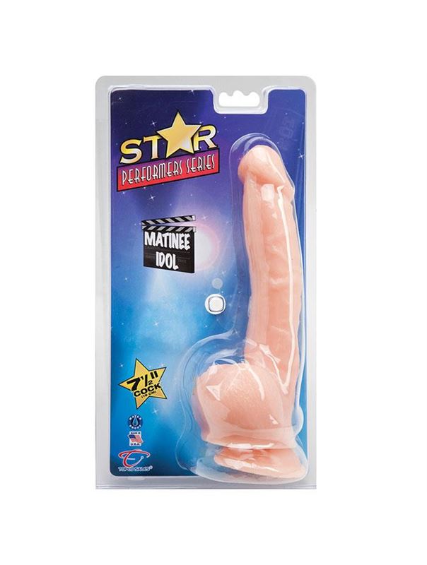 Реалистичный фаллос на присоске Star Performer Series Matinee Idol Light (19 см)